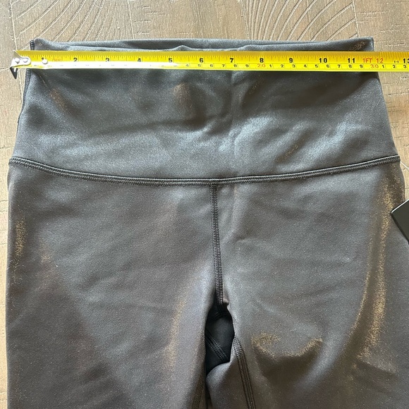 NWT Lululemon Wunder Train HR Tight 25" Blk Foil Special Edition Size 6 LW5EB3S - Picture 11 of 15
